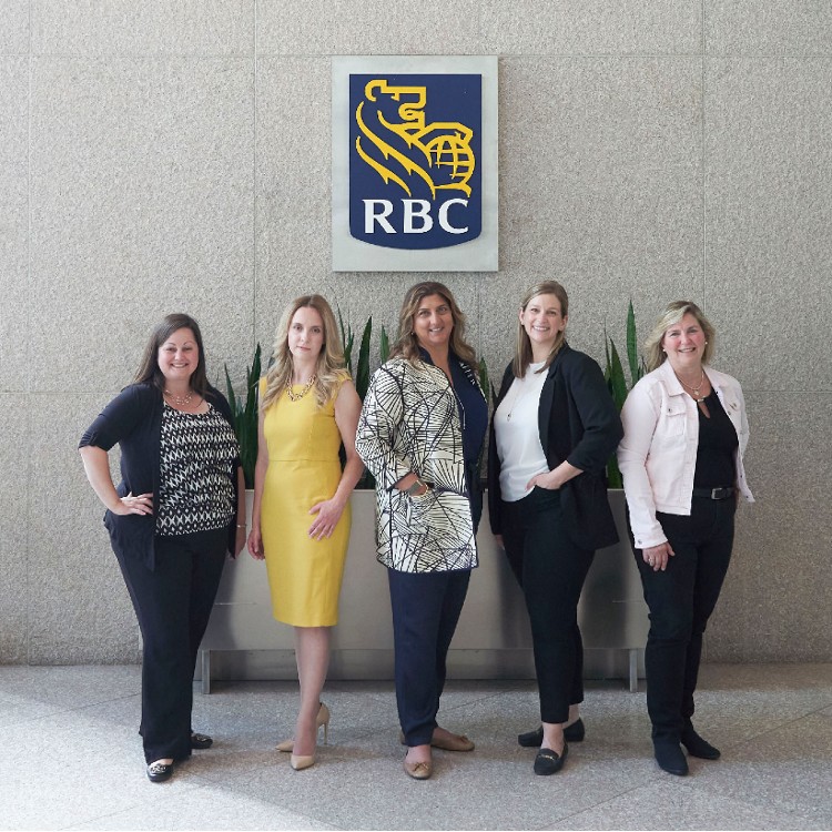 Members of the Women United committee at RBC
