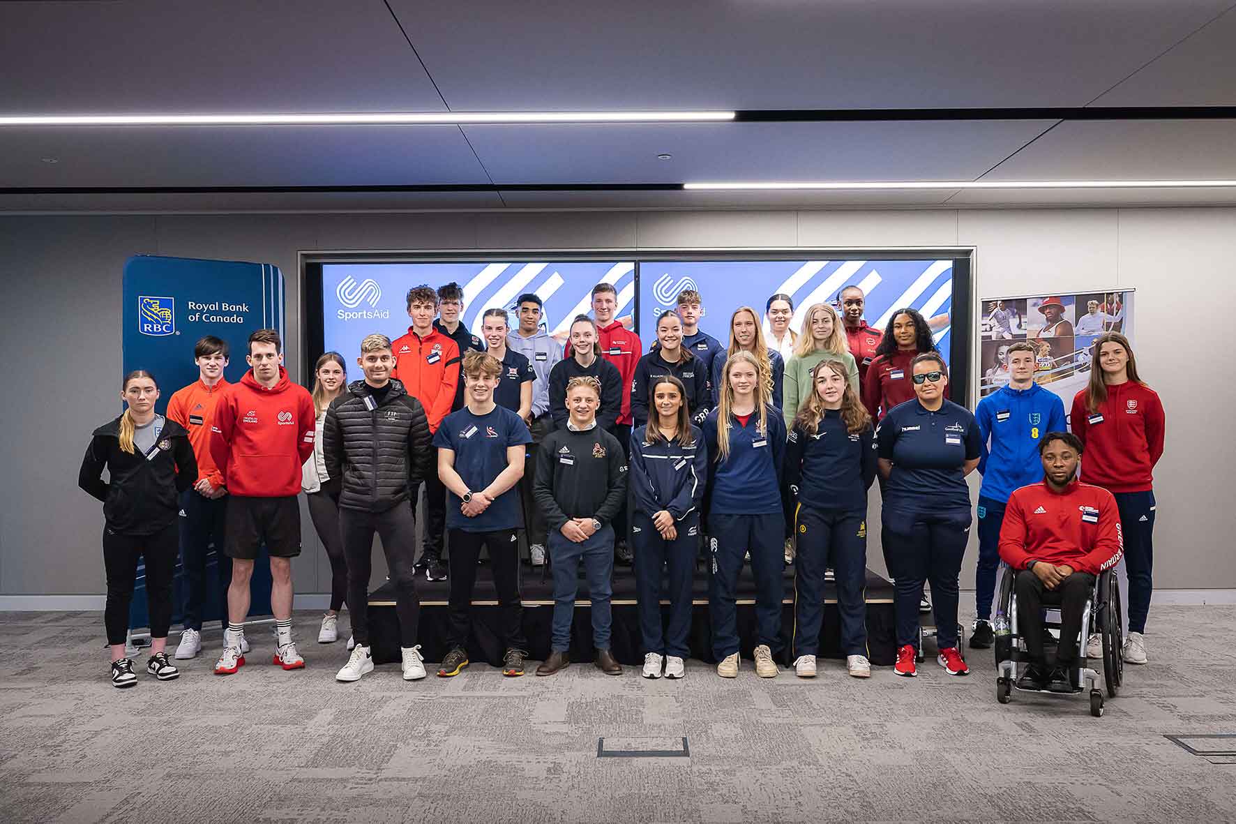 SportsAid’s 2023 cohort of athletes supported by RBC