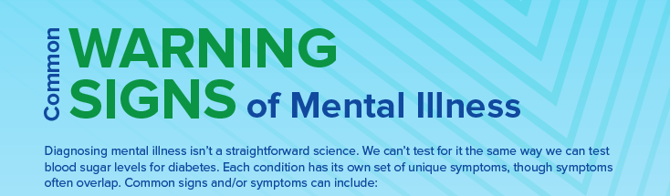 Common Warning Signs of Mental Illness and explanation of it