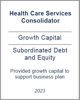 Health Care Services Consolidator tombstone