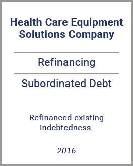 health care equipment solutions company tombstone
