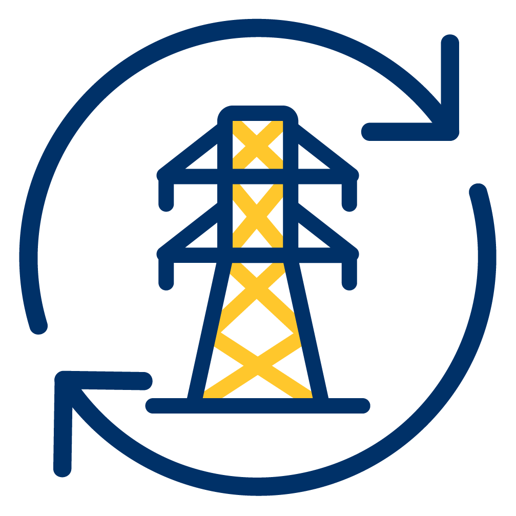 Grid & Transmission Icon