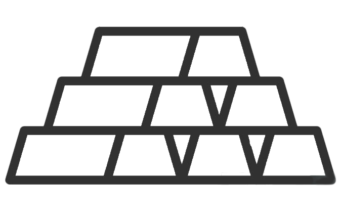 Pyramid of bullions