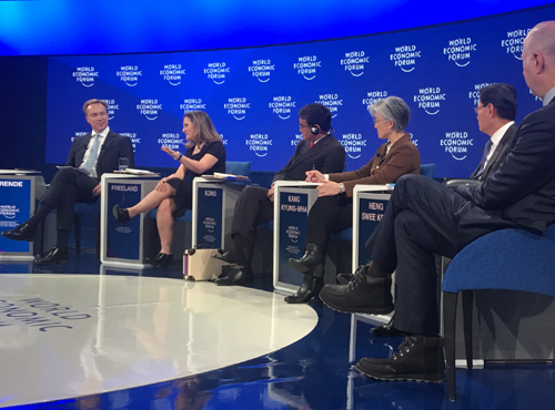 RBC CEO Dave McKay at the 2019 World Economic Forum in Davos