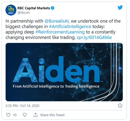 Image of Twitter Post about RBCCM Aiden article