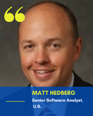 Image of Matt Hedberg, Senior Software Analyst, U.S.