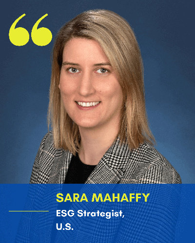 Image of Sarah Mahaffy, ESG Strategist, U.S.