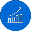 Growth chart icon