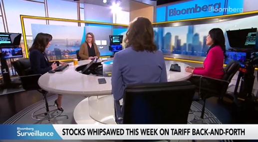 Image of Bloomberg TV round table discussion with four women