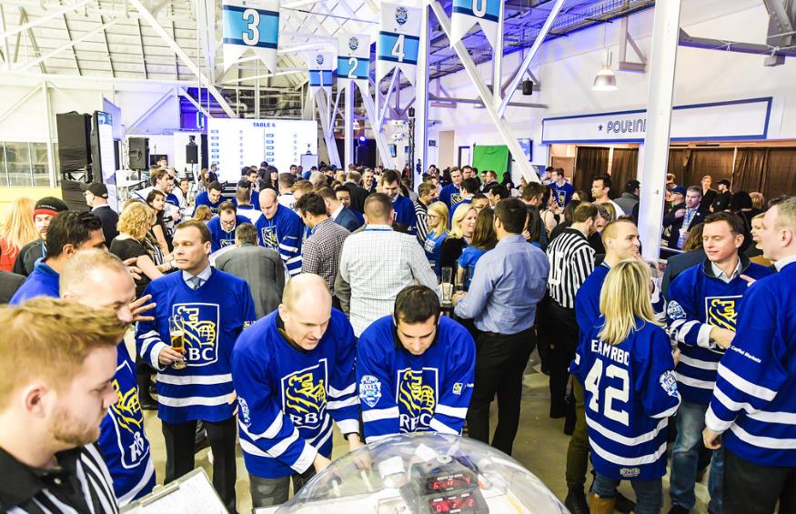 Kids Score At Bubble Hockey Night RBCCM